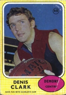 Denis Clark   1970 Scanlens